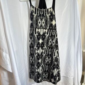 Soybu Black and White Halter Sundress